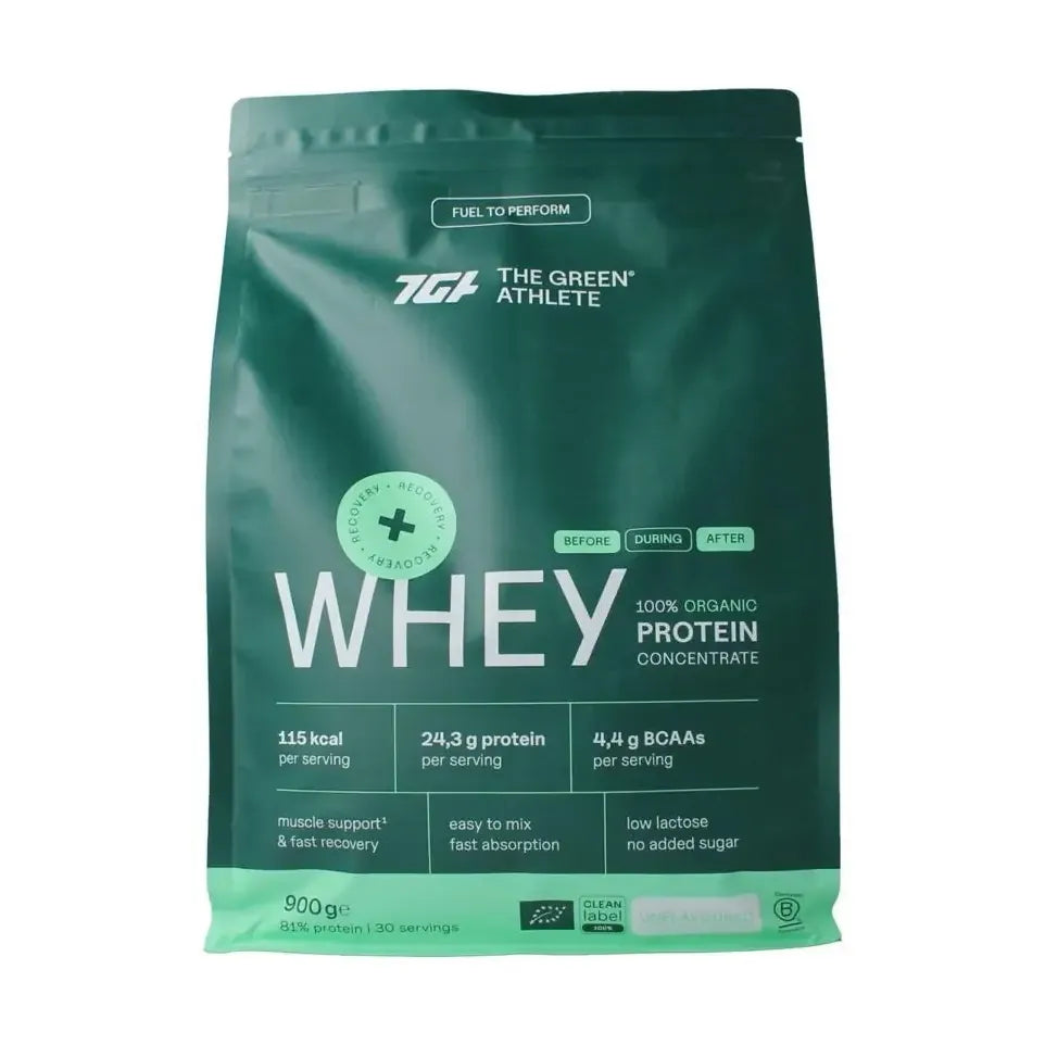 Green Athlete Whey protein concentrate unflavoured biologisch