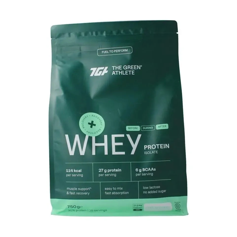 Green Athlete Whey protein isolate unflavoured 750 gram