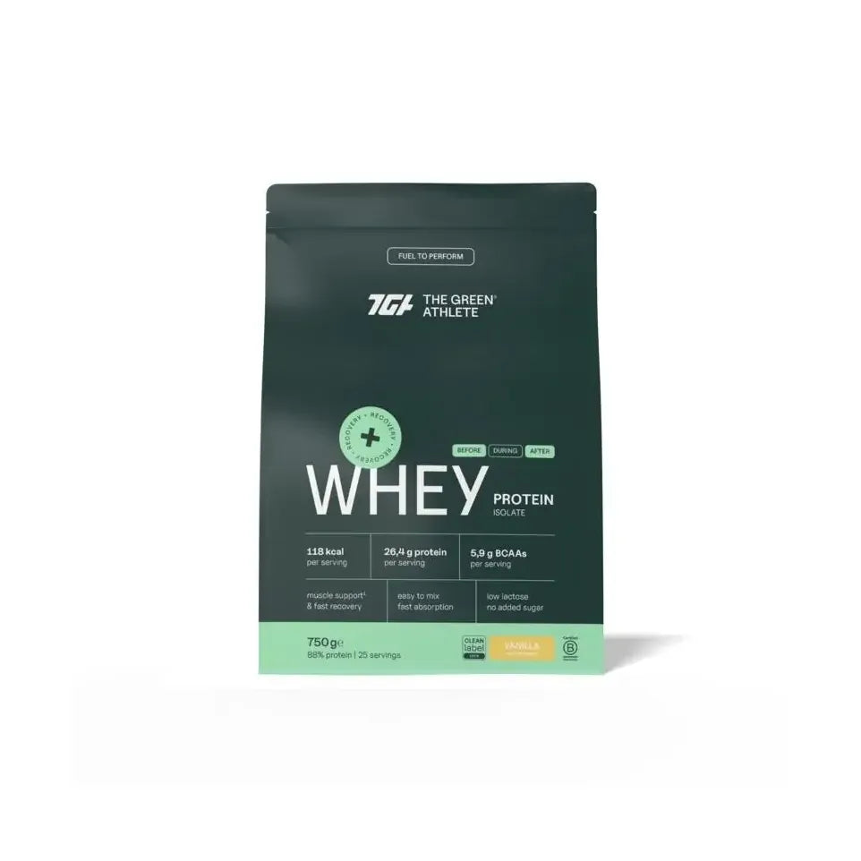 Green Athlete Whey protein isolate vanilla 750 gram