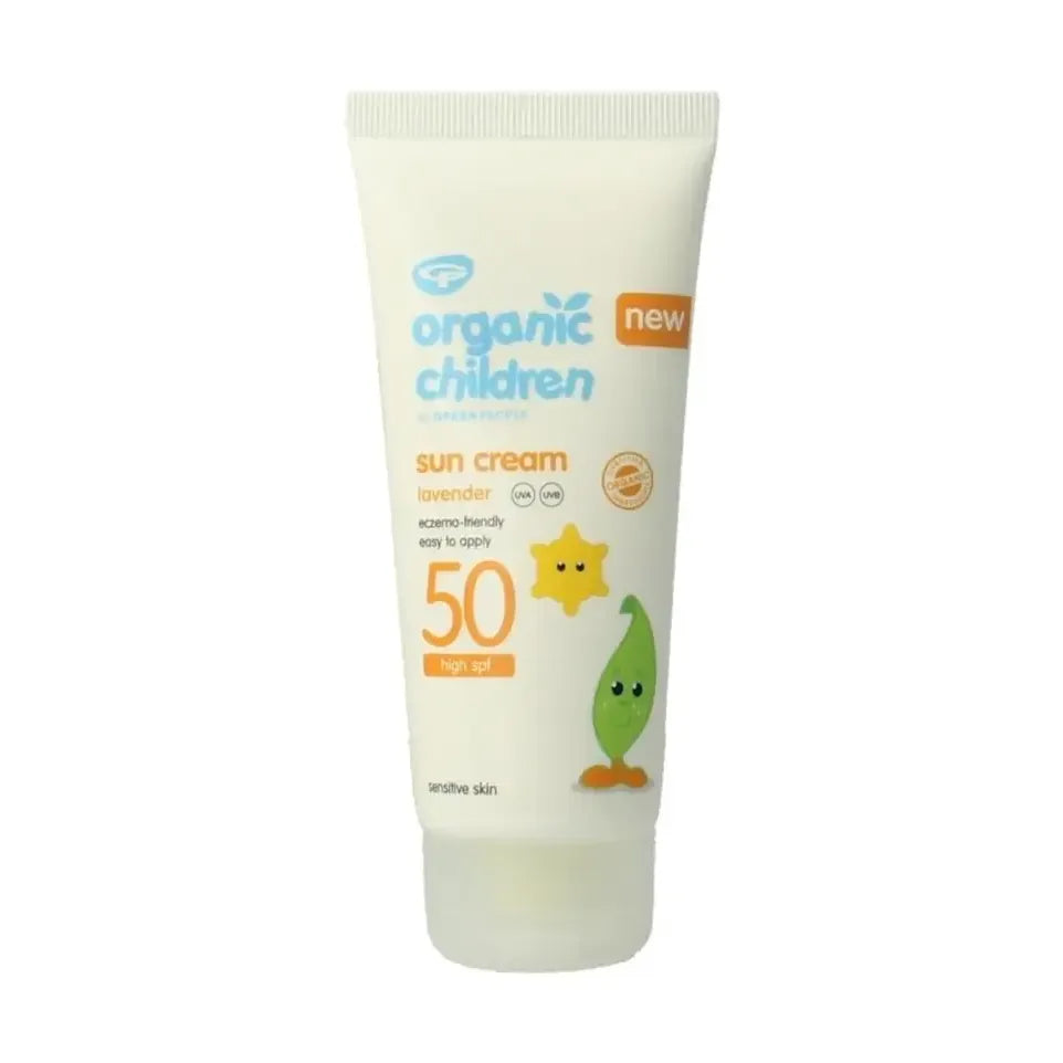 Green People Organic children sun cream lavender SPF50 100 ml