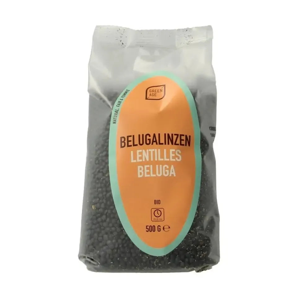 Greenage Beluga linzen biologisch 500 gram