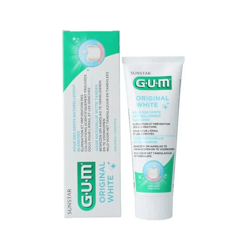 GUM Original white tandpasta 75 ml