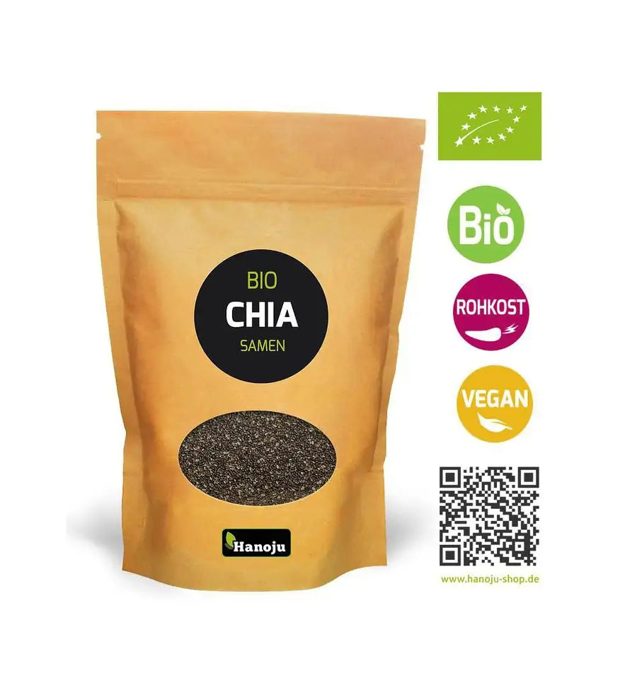 Hanoju Chia zaad paper bag 1 kg