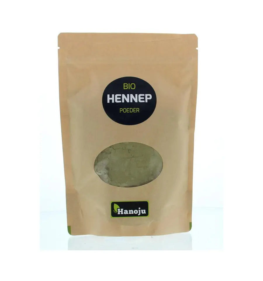 Hanoju Bio hennep poeder paper bag 250 gram