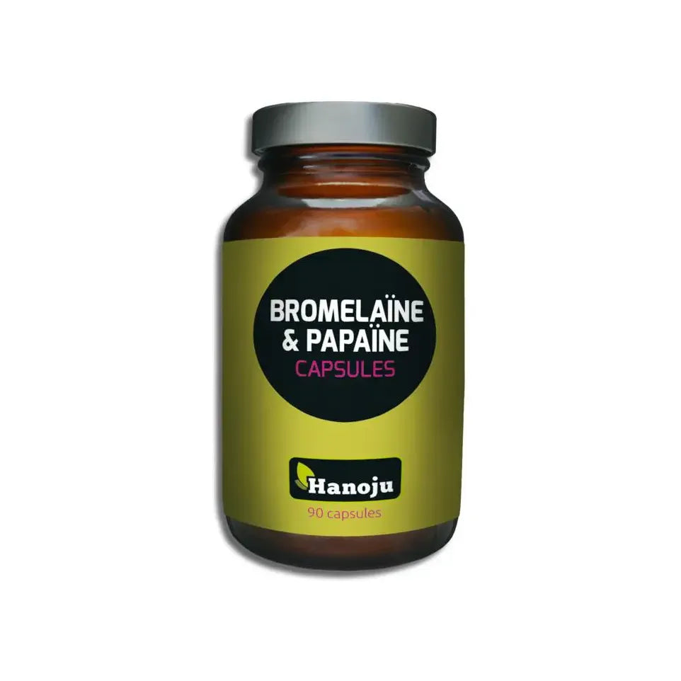 Hanoju Bromelaine & papaine capsules 90 vcaps