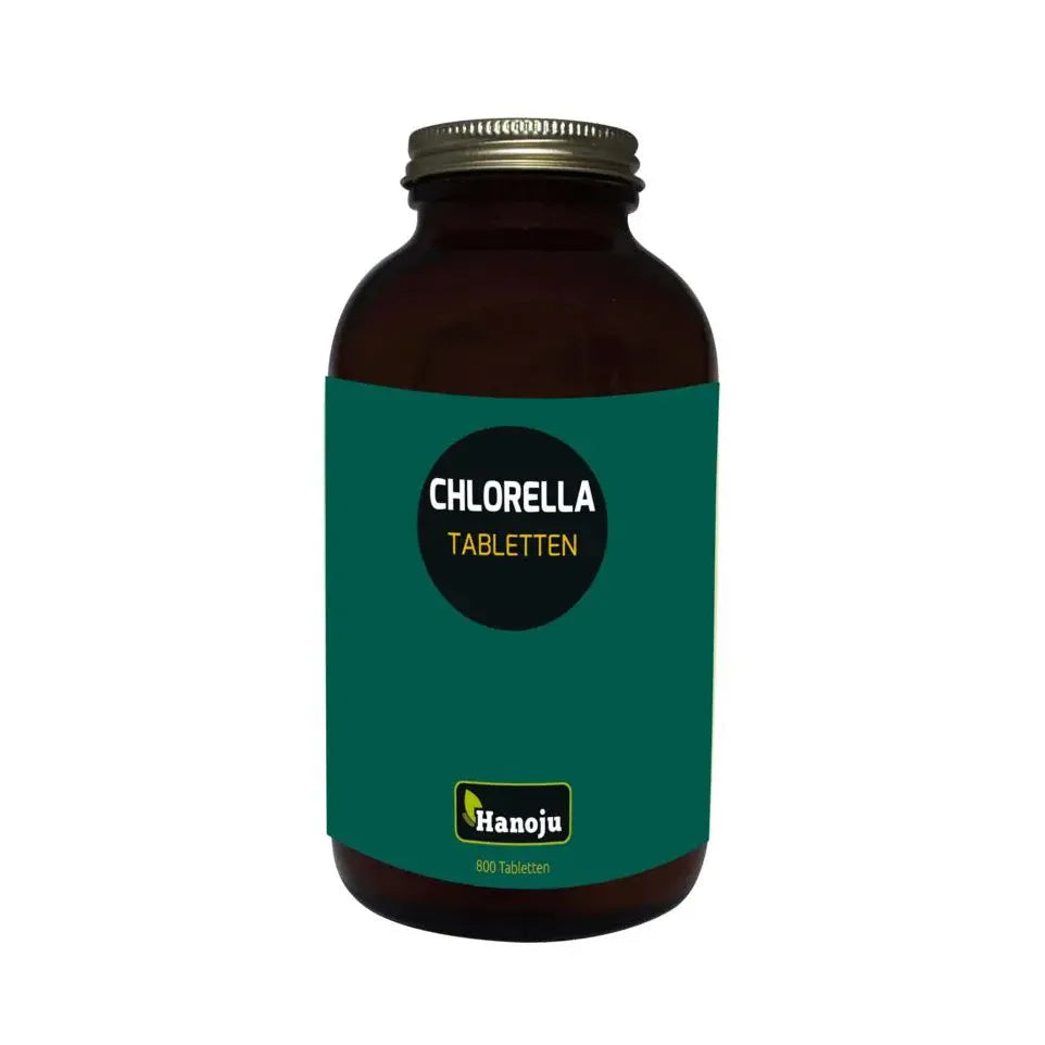 Hanoju Chlorella flacon glas 800 tabletten