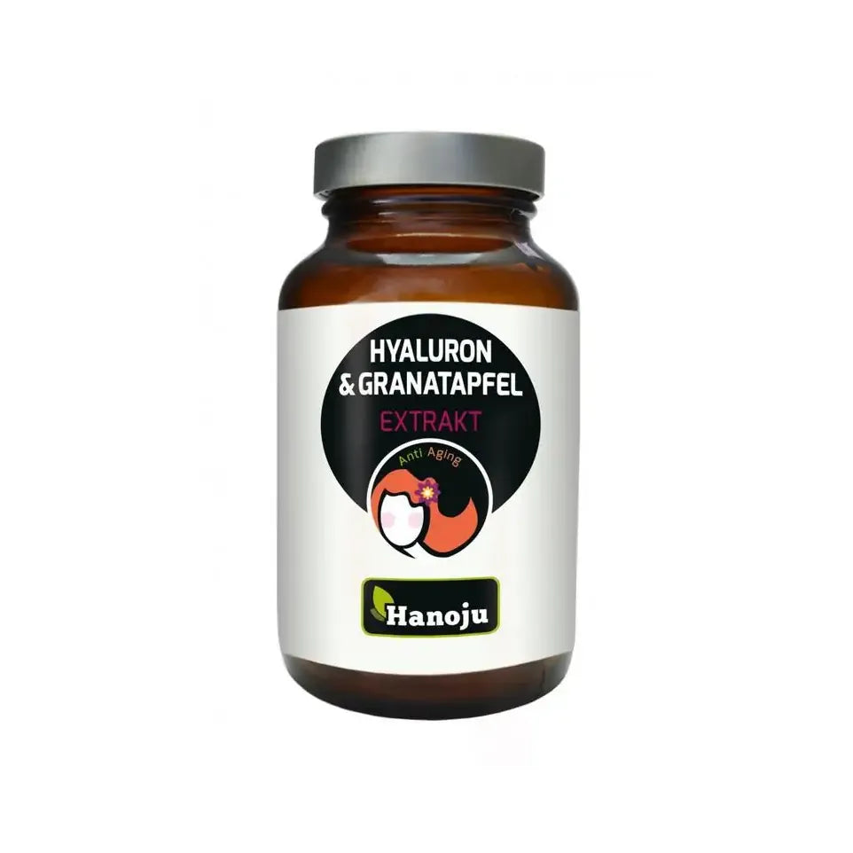 Hanoju Hyaluronzuur granaatappel extract 90 vcaps