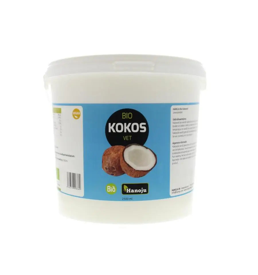 Hanoju Kokosolie geurloos 2500 ml