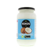 Hanoju Kokosolie virgin glasfles 1 liter