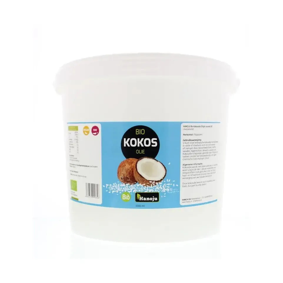 Hanoju Kokosvet virgin emmer 5 liter