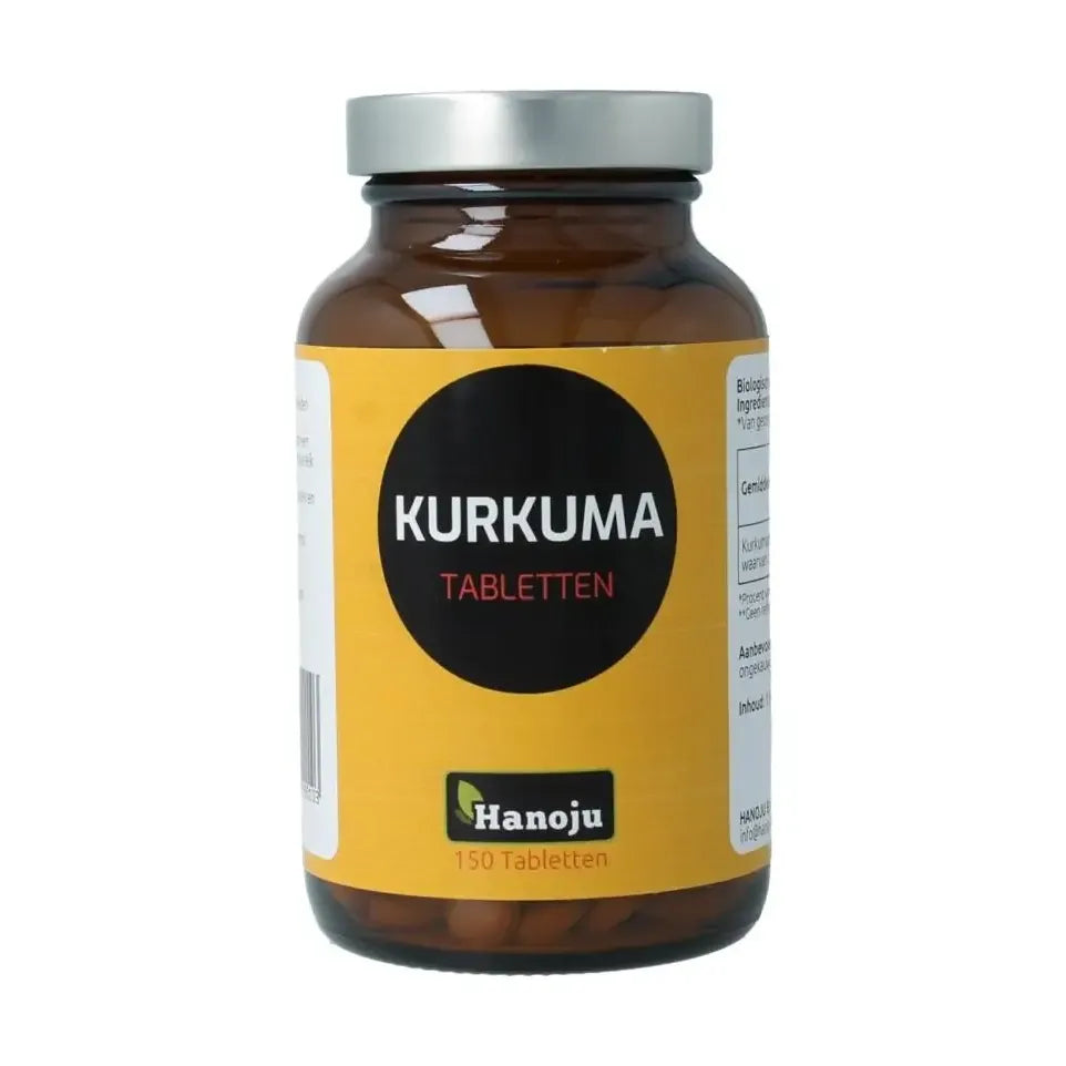 Hanoju Kurkumapoeder 500 mg 150 tabletten