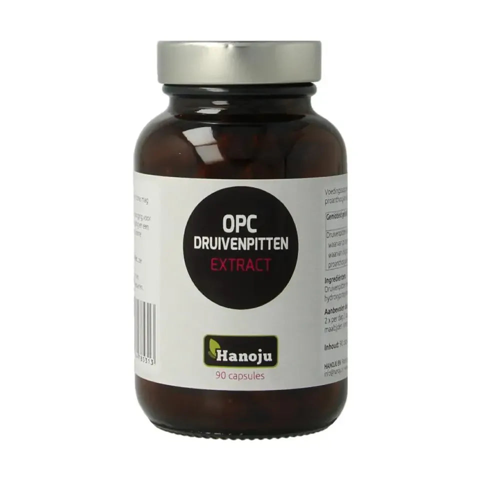 Hanoju OPC druivenpit extract 500 mg 90 capsules