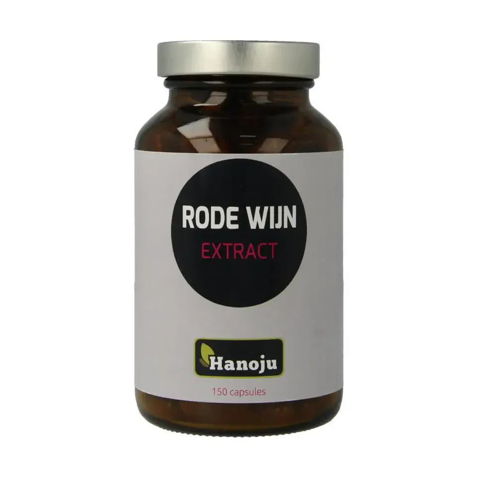 Hanoju Rode wijn extract 250 mg 150 vcaps