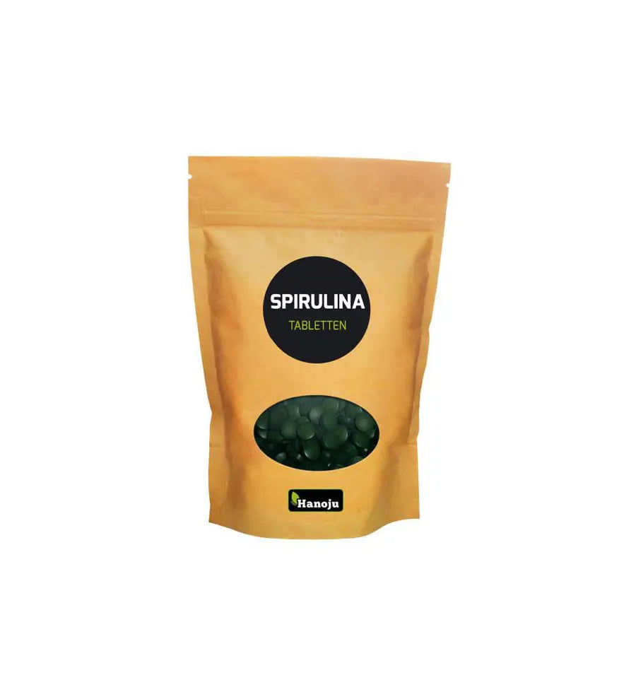 Hanoju Spirulina 400 mg premium zak 2500 stuks