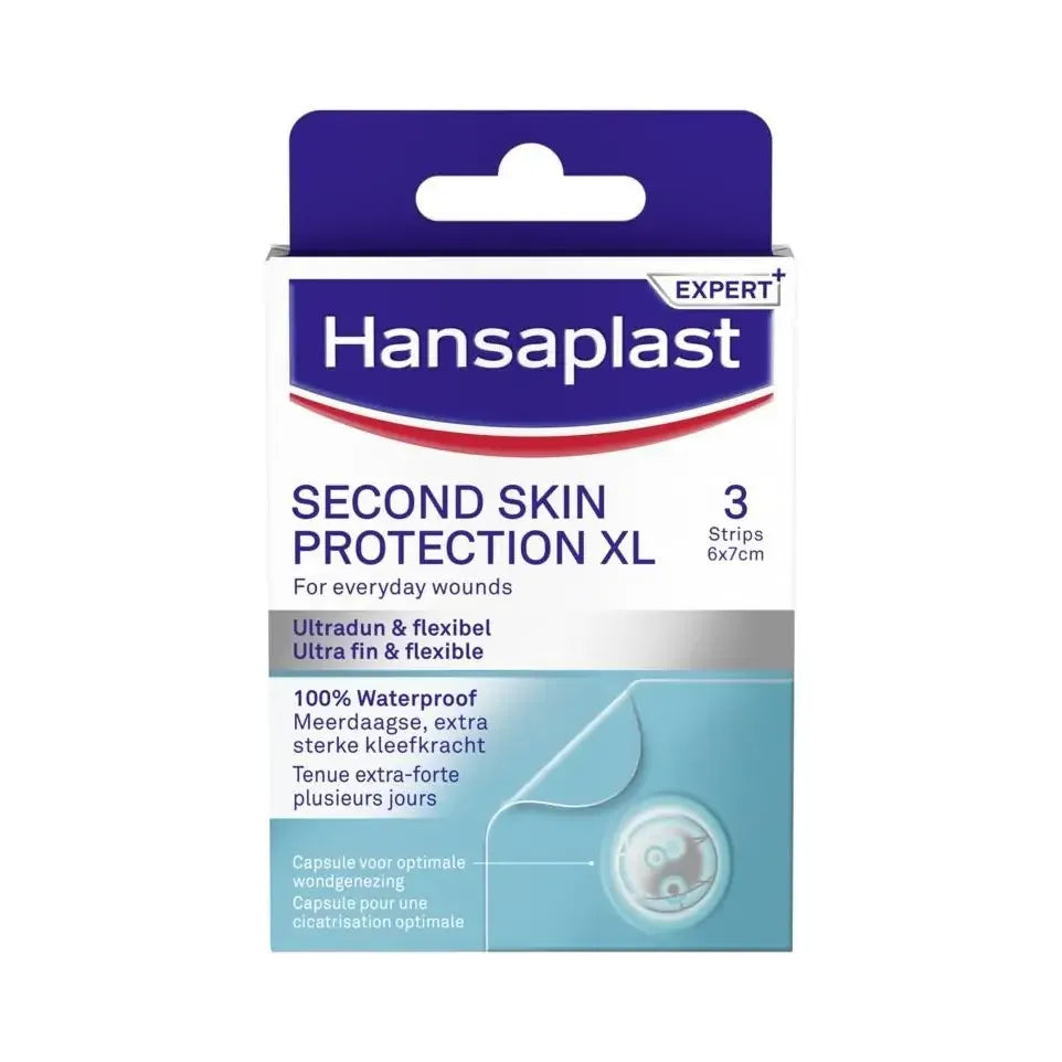 Hansaplast Second skin protection XL 3 stuks