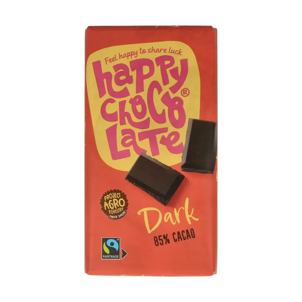 Happy Chocolate Dark 85% biologisch 200 gram