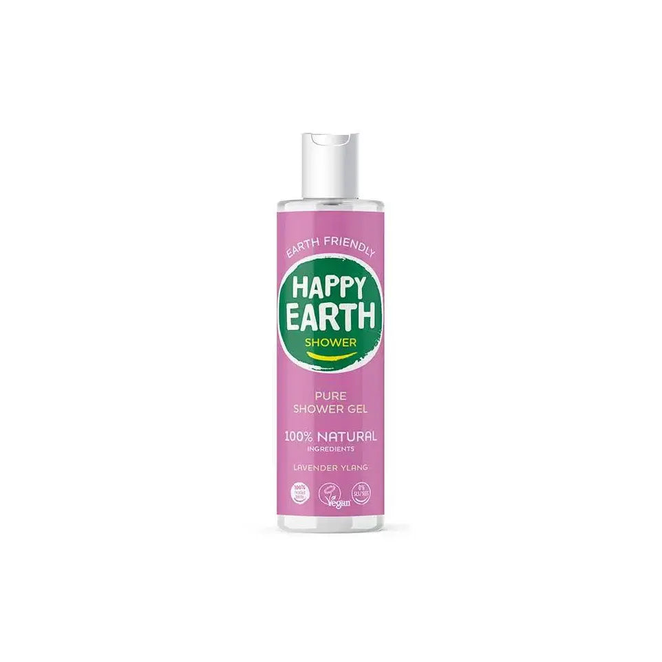 Happy Earth Pure showergel lavender ylang 300 ml
