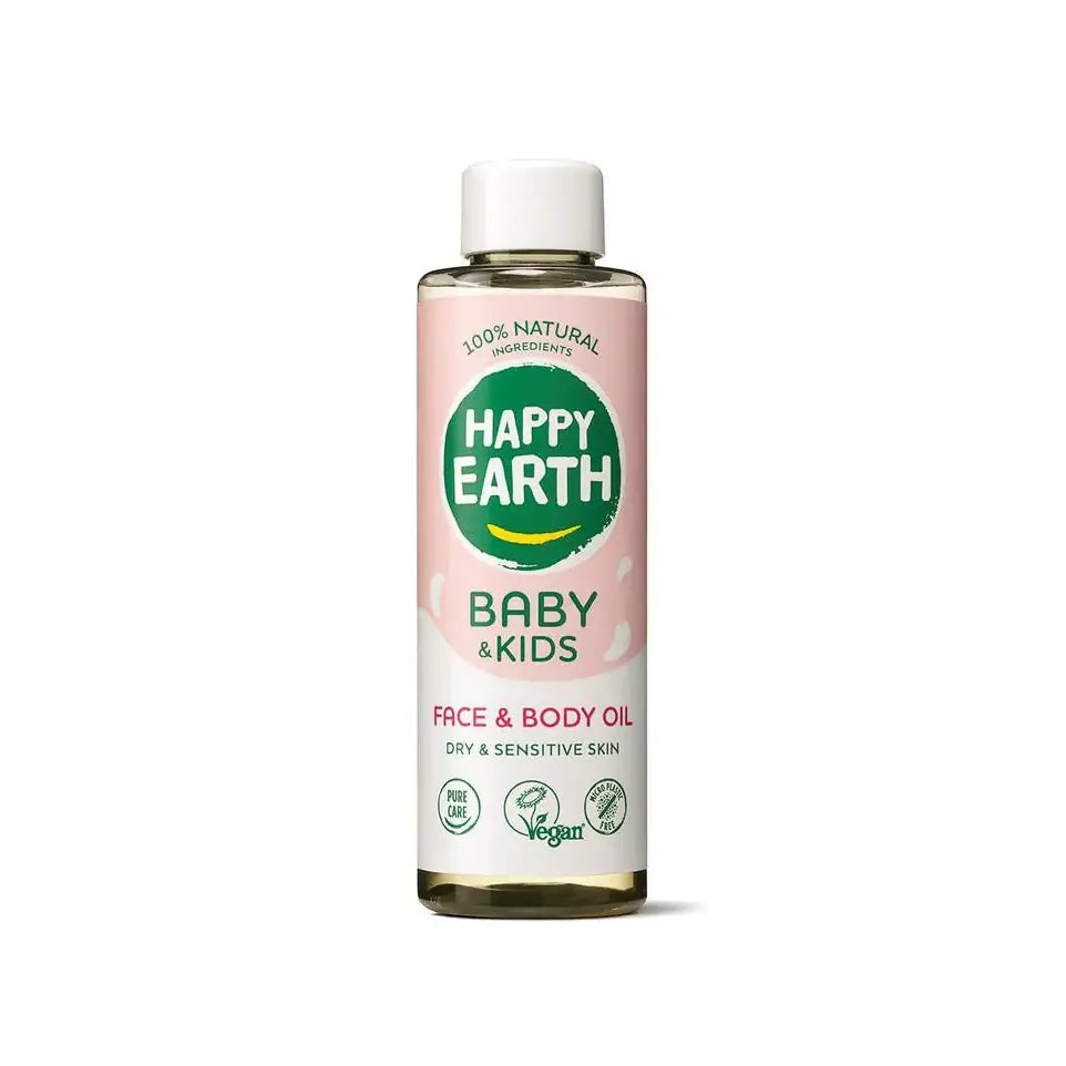 Happy Earth gezicht&lichaamolie baby&kids 150 ml