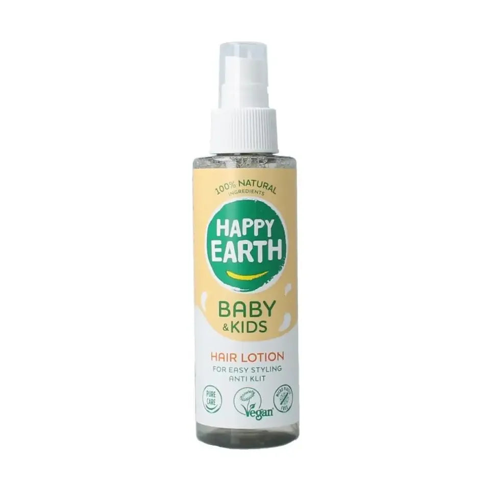 Happy Earth Hairlotion voor baby & kids 200 ml