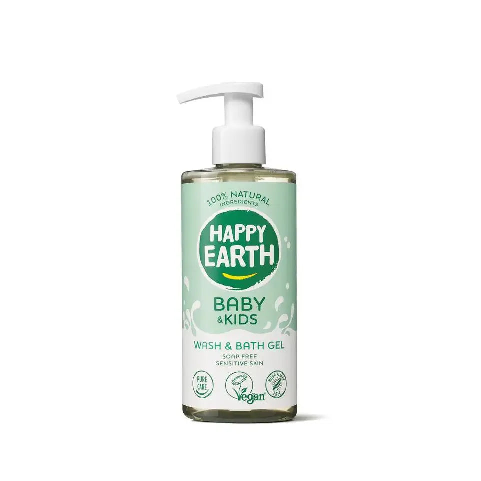 Happy Earth was & badgel zeepvr baby&kids 300 ml