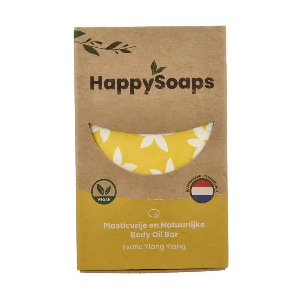 Happysoaps Body oil bar exotic ylang ylang 70 gram