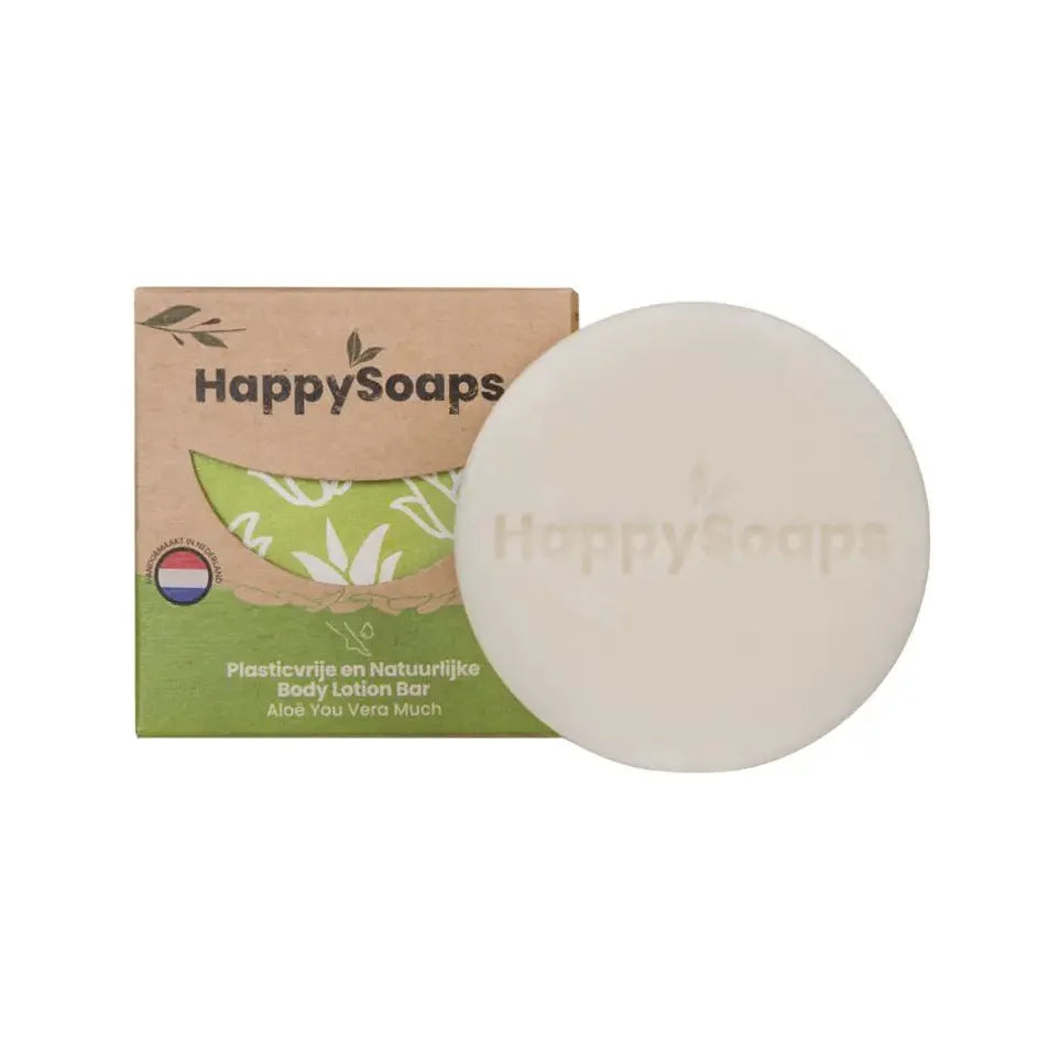 Happysoaps Bodylotion bar aloe you vera much 70 gram