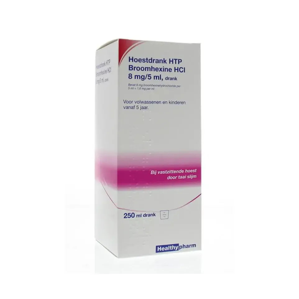 Healthypharm Broomhexine hoestdrank 8 mg 250 ml