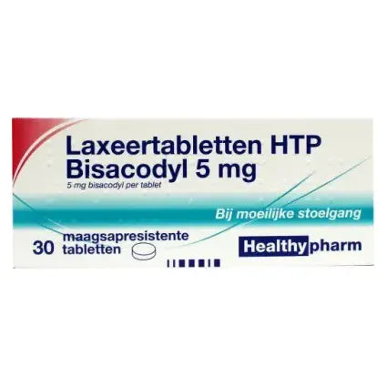 Healthypharm Laxeer bisacodylum 5 mg 30 tabletten