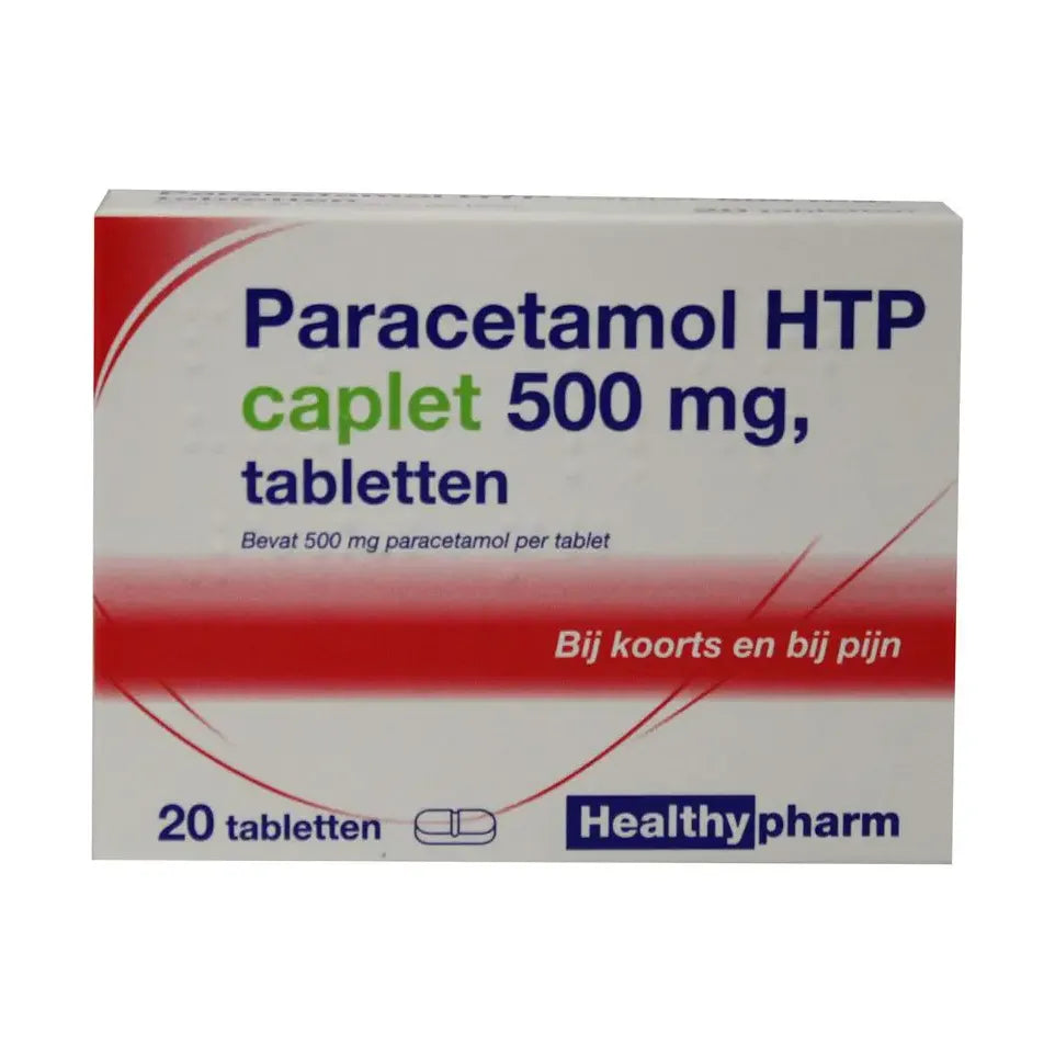 Healthypharm Paracetamol caplet 500 20 tabletten