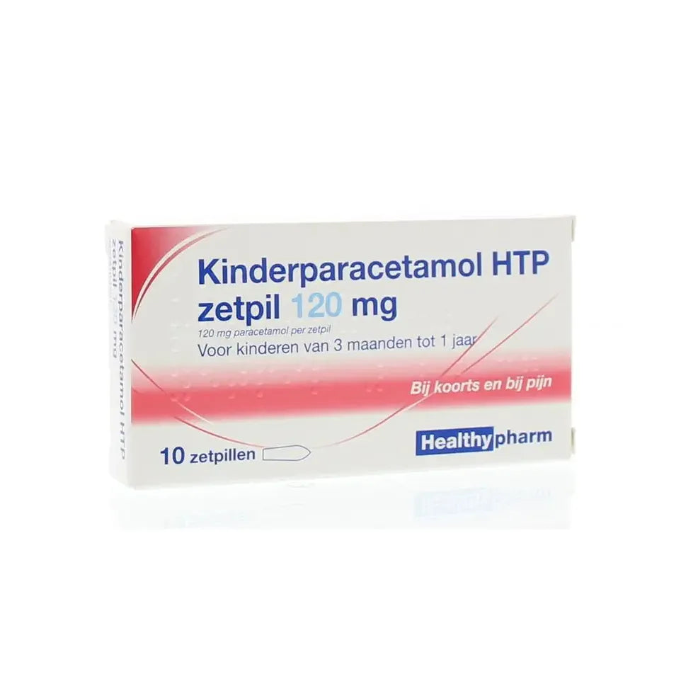 Healthypharm Paracetamol kind 120 mg 10 zetpillen
