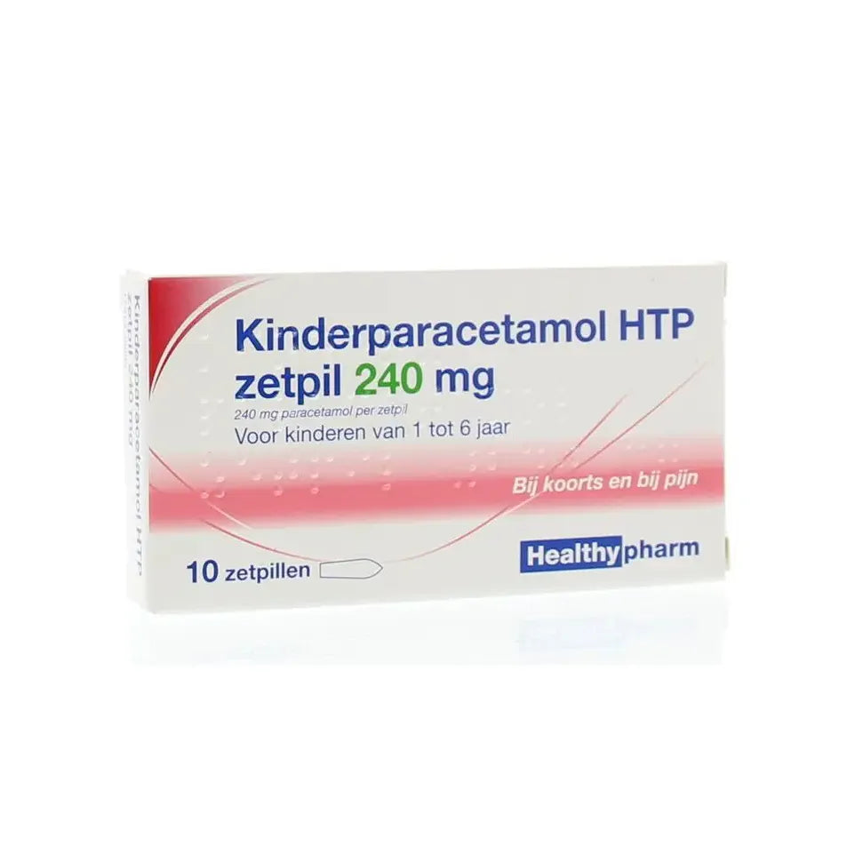 Healthypharm Paracetamol kind 240 mg 10 zetpillen