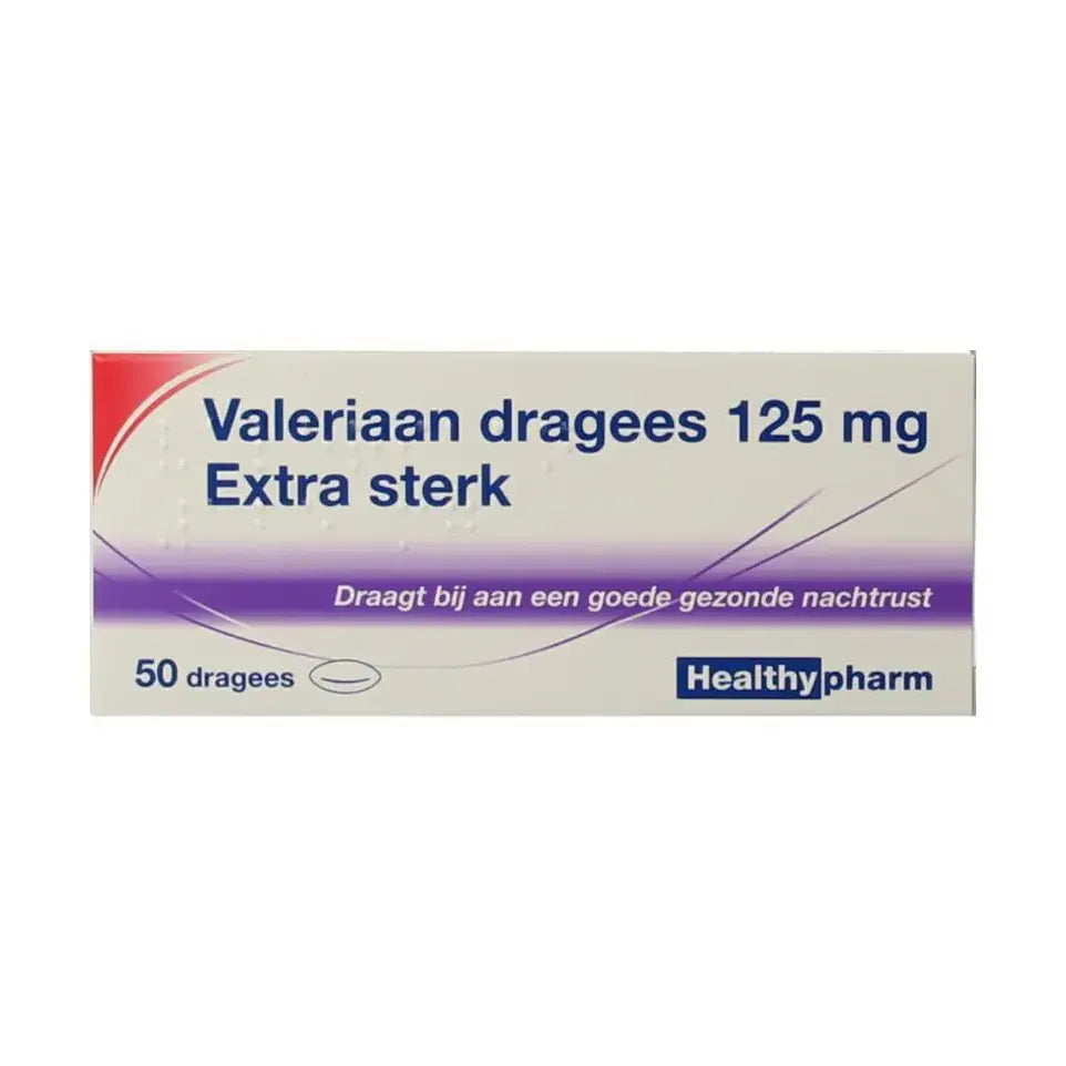 Healthypharm Valeriaan extra sterk 125 mg 50 dragees