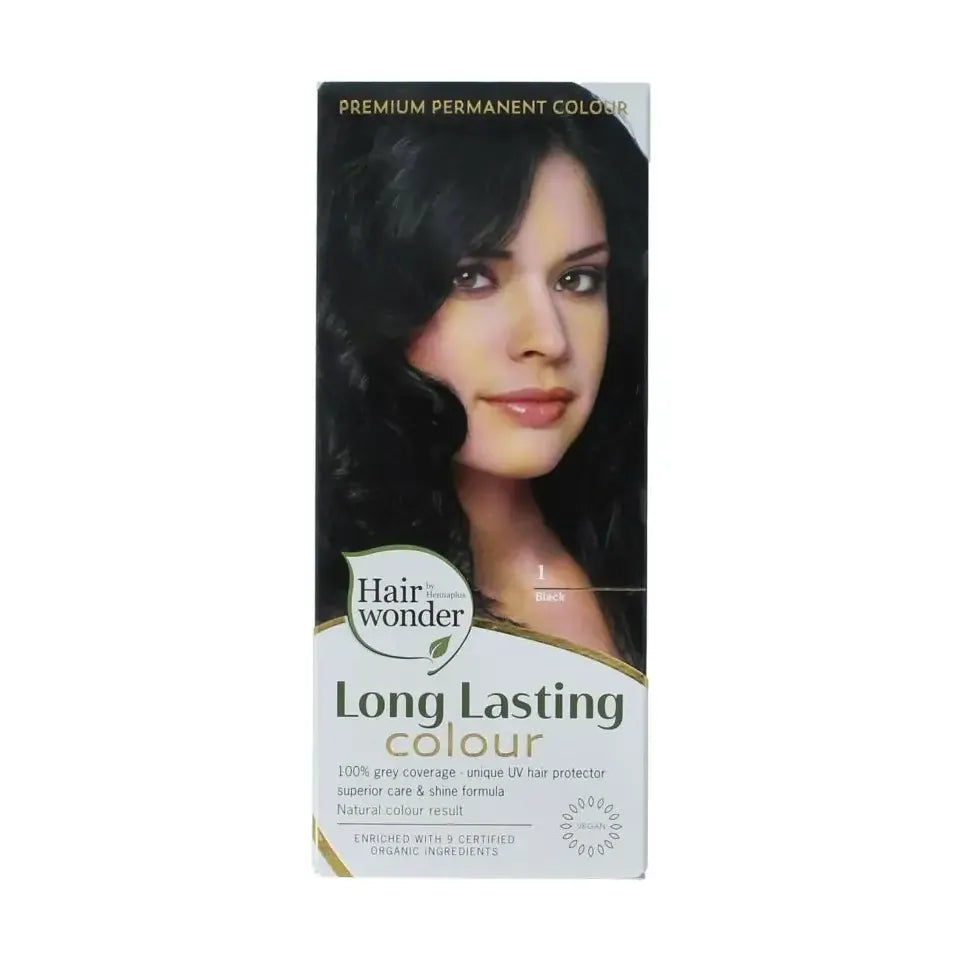 Henna Plus Long lasting colour 1 black 100 ml