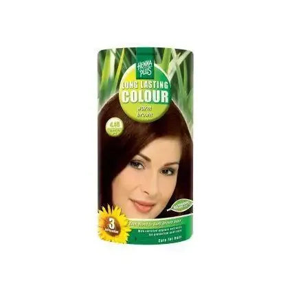 Henna Plus Long lasting colour 4.45 warm brown 100 ml