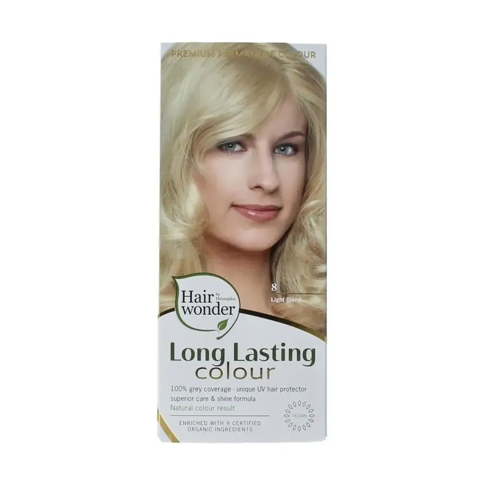 Henna Plus Long lasting colour 8 light blond 100 ml