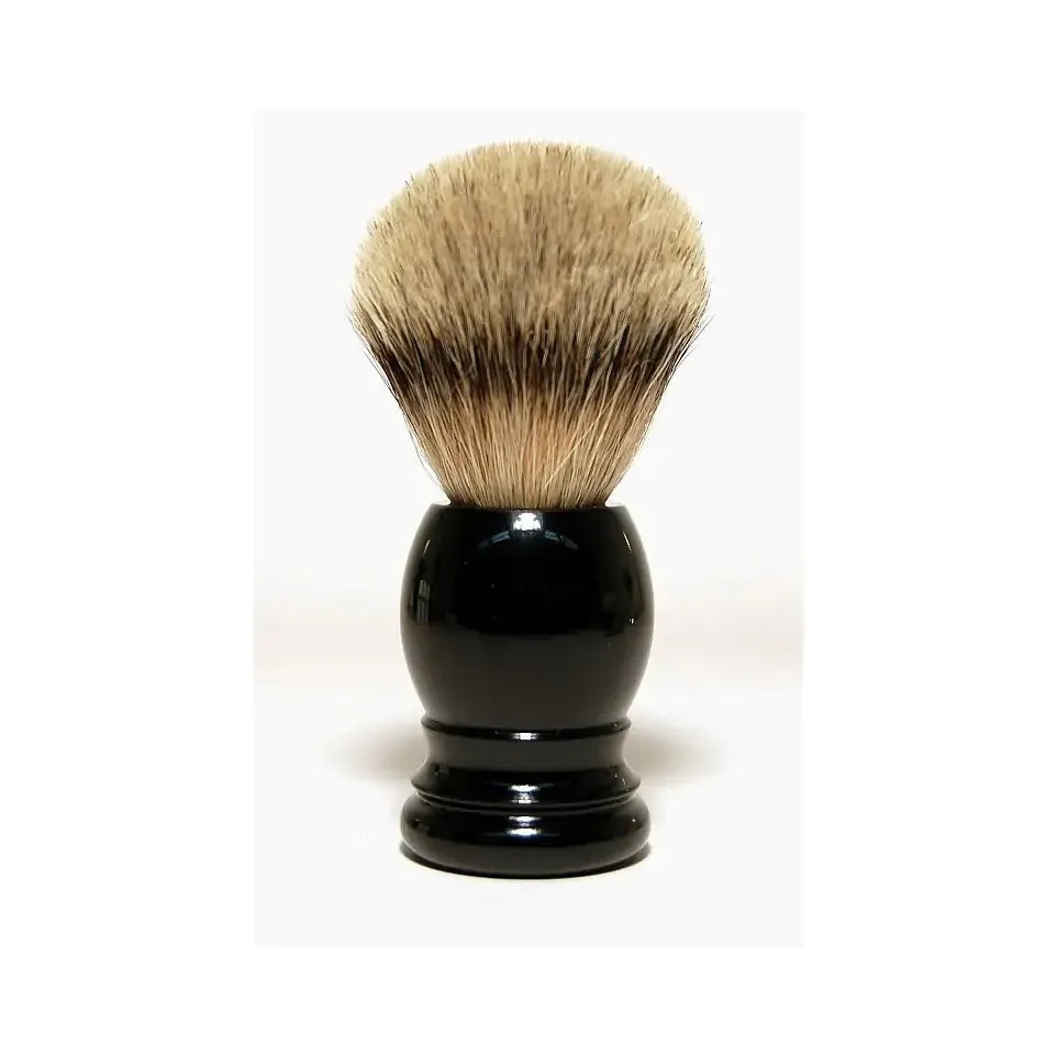 Rasura Scheerkwast silverspits zwart