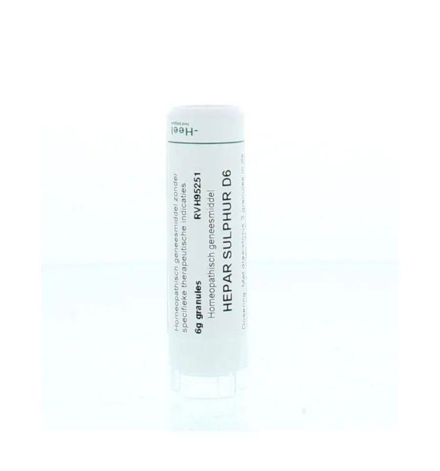 Homeoden Heel Hepar sulphur D6 6 gram granules
