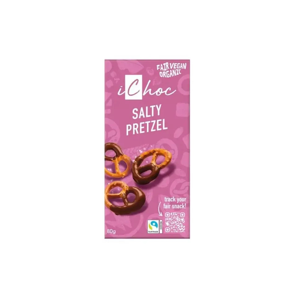 Ichoc Salty pretzel 80 gram