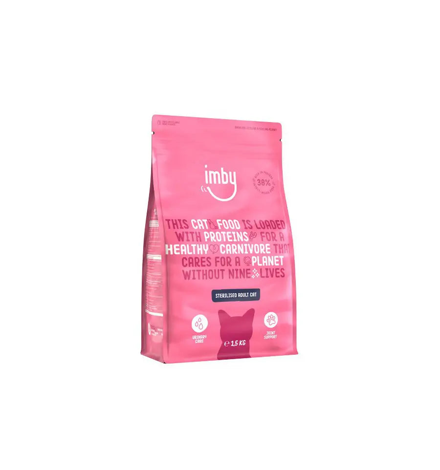 Imby Pet Food Kattenbrokken insecteneiwitten 400 gram (afbeelding 1)