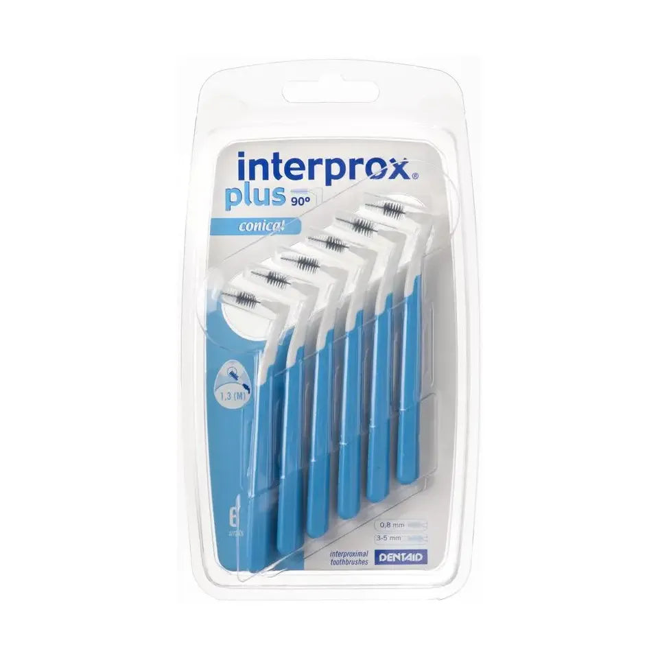 Interprox Plus ragers conical blauw 6 stuks