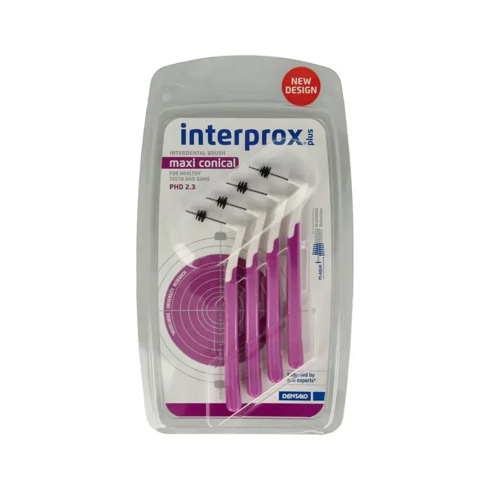 Interprox Plus ragers maxi conical paars 4 stuks