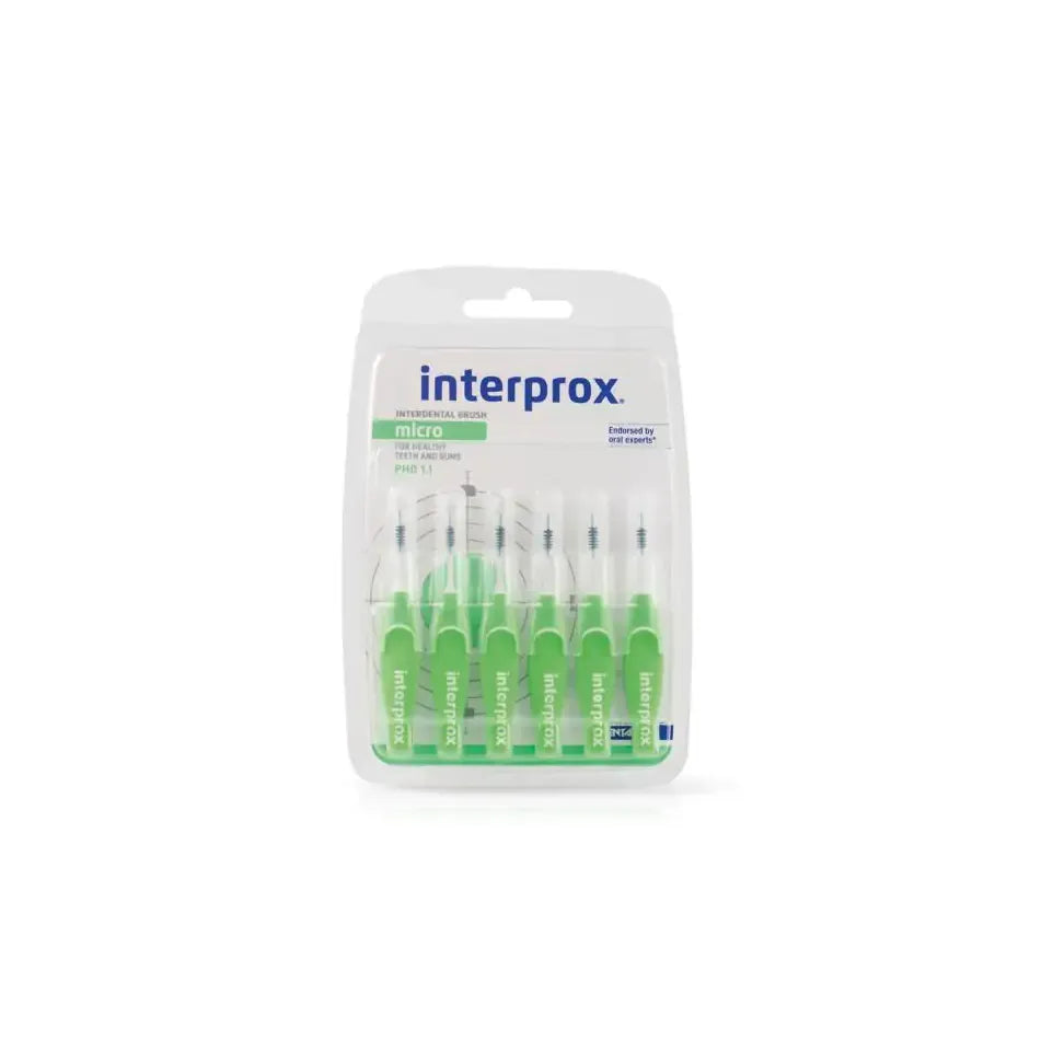 Interprox Premium micro groen 2.4mm 6 stuks