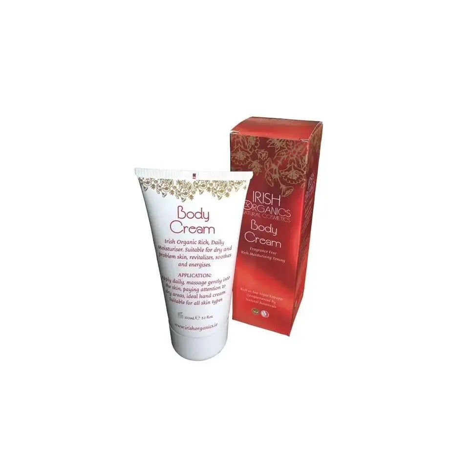 Irish Organics Bodycreme zeewier parfumvrij biologisch 150 ml