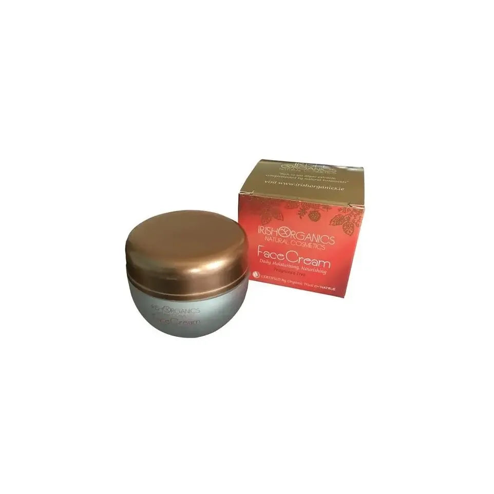 Irish Organics Gezichtcreme zeewier parfumvrij biologisch 50 ml