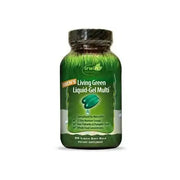 Irwin Naturals Living green liquid gel multi for men 120