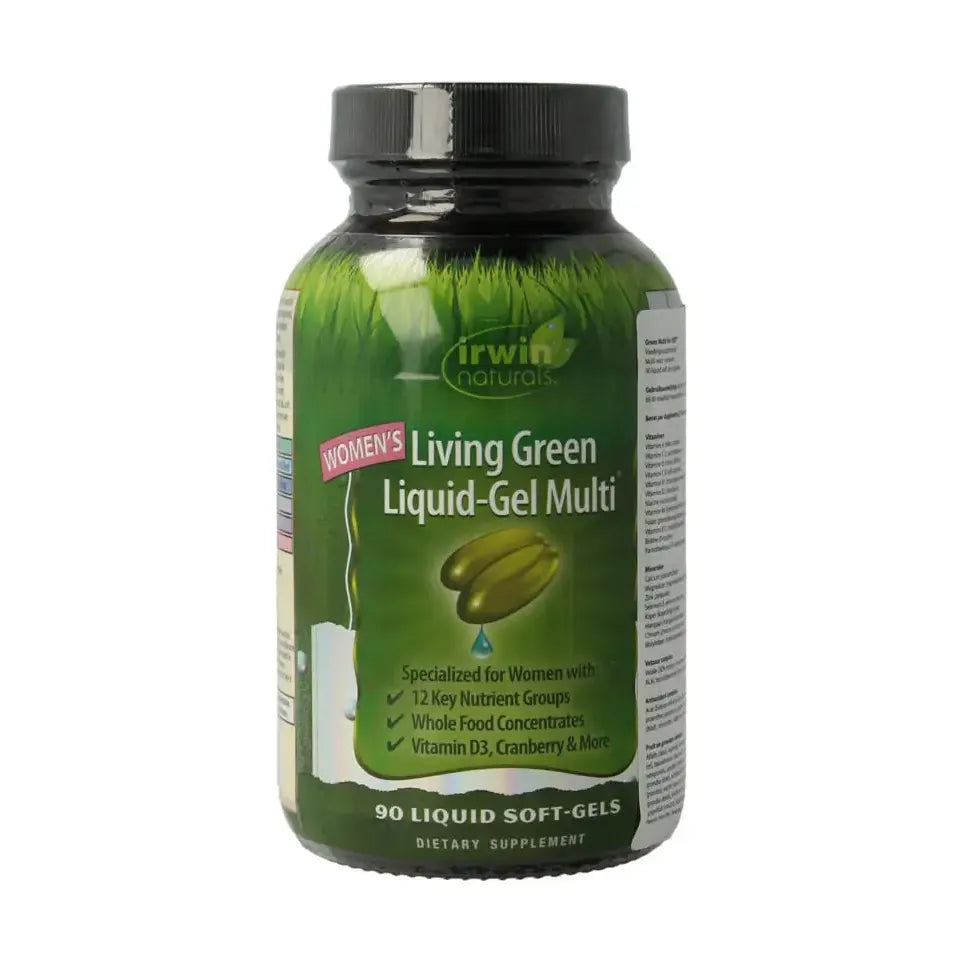 Irwin Naturals Living green liquid gel multi for women 90 softgels
