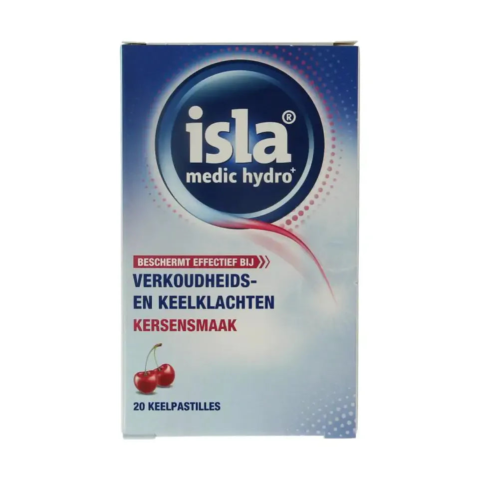 Isla Medic hydro+ kersen 20 pastilles