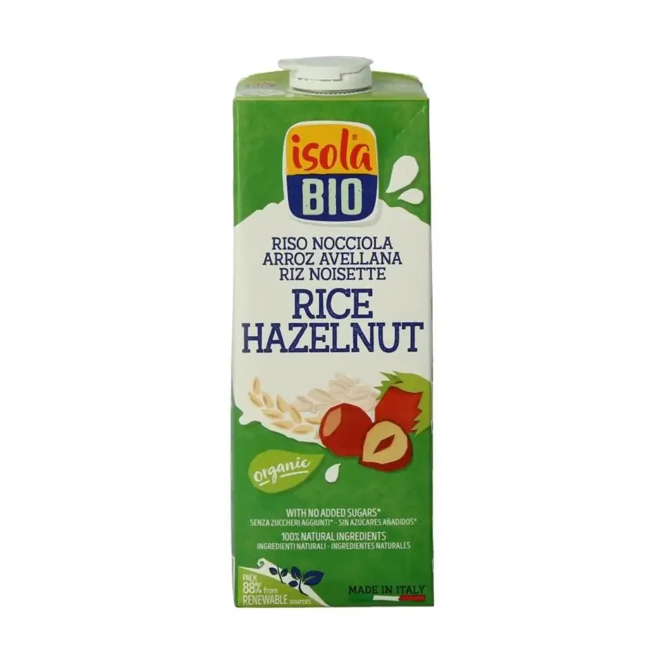 Isola Bio Rijstdrank hazelnoot 1 liter