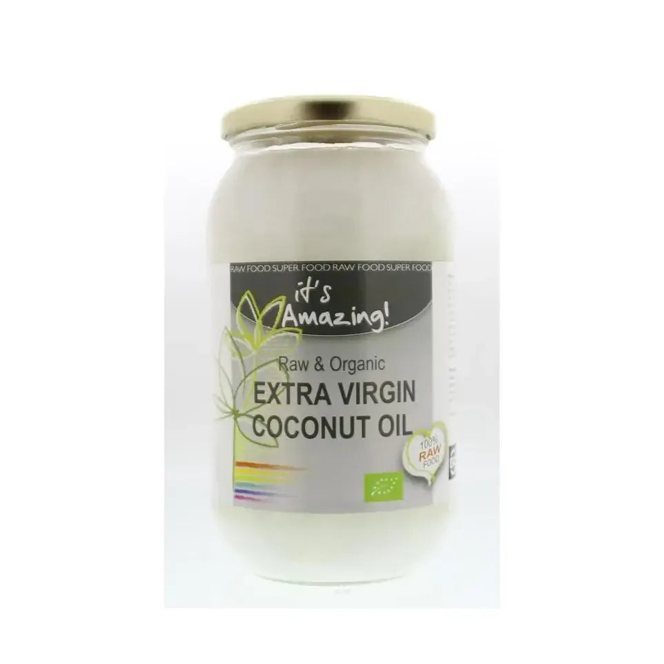 It's Amazing Kokosolie extra virgin in glas 1 liter