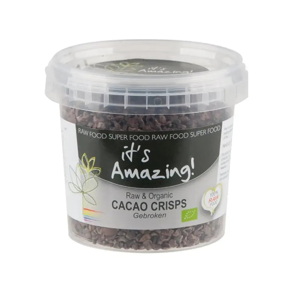 It's Amazing Raw & organic cacao crisps gebroken 150 gram